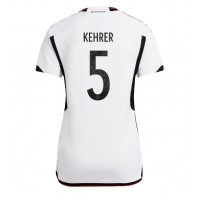 Camiseta Alemania Thilo Kehrer #5 Primera Equipación para mujer Mundial 2022 manga corta